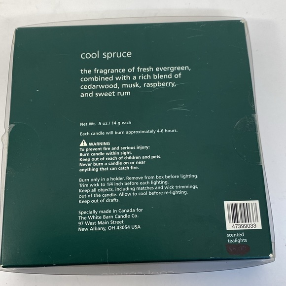 THE WHITE BARN CANDLE CO. 9 SCENTED TEALIGHTS - Picture 2 of 3